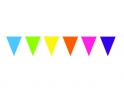 Zastavice MULTICOLOR BUNTING GARLAND 10m